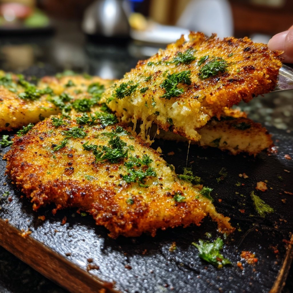 Blumenkohl Parmesan Schnitzel
