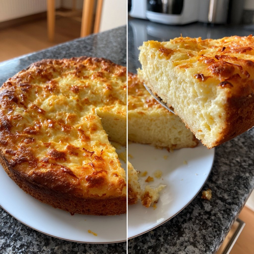 Käsekuchen mit Vanille und Zitronenabrieb