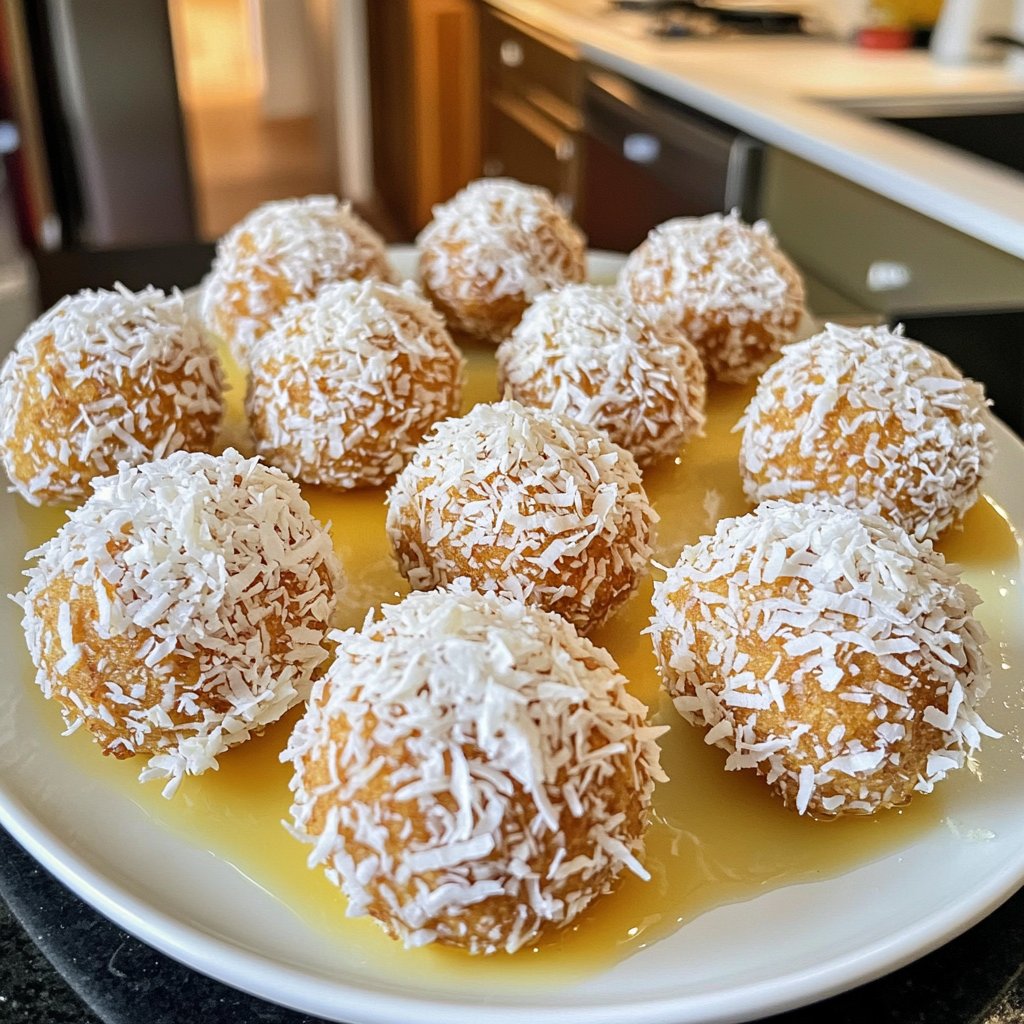 Protein Bällchen mit Kokosöl