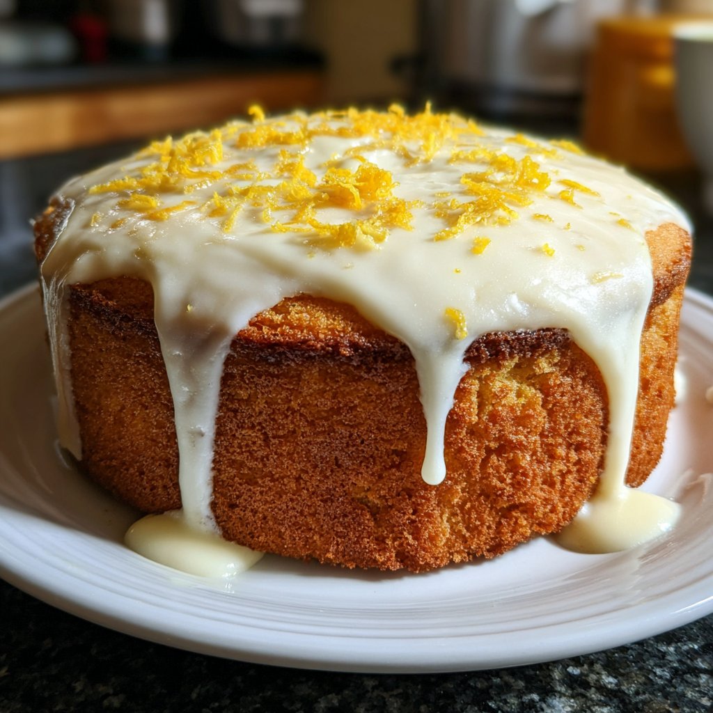 Zitronenkuchen mit Frischkäse