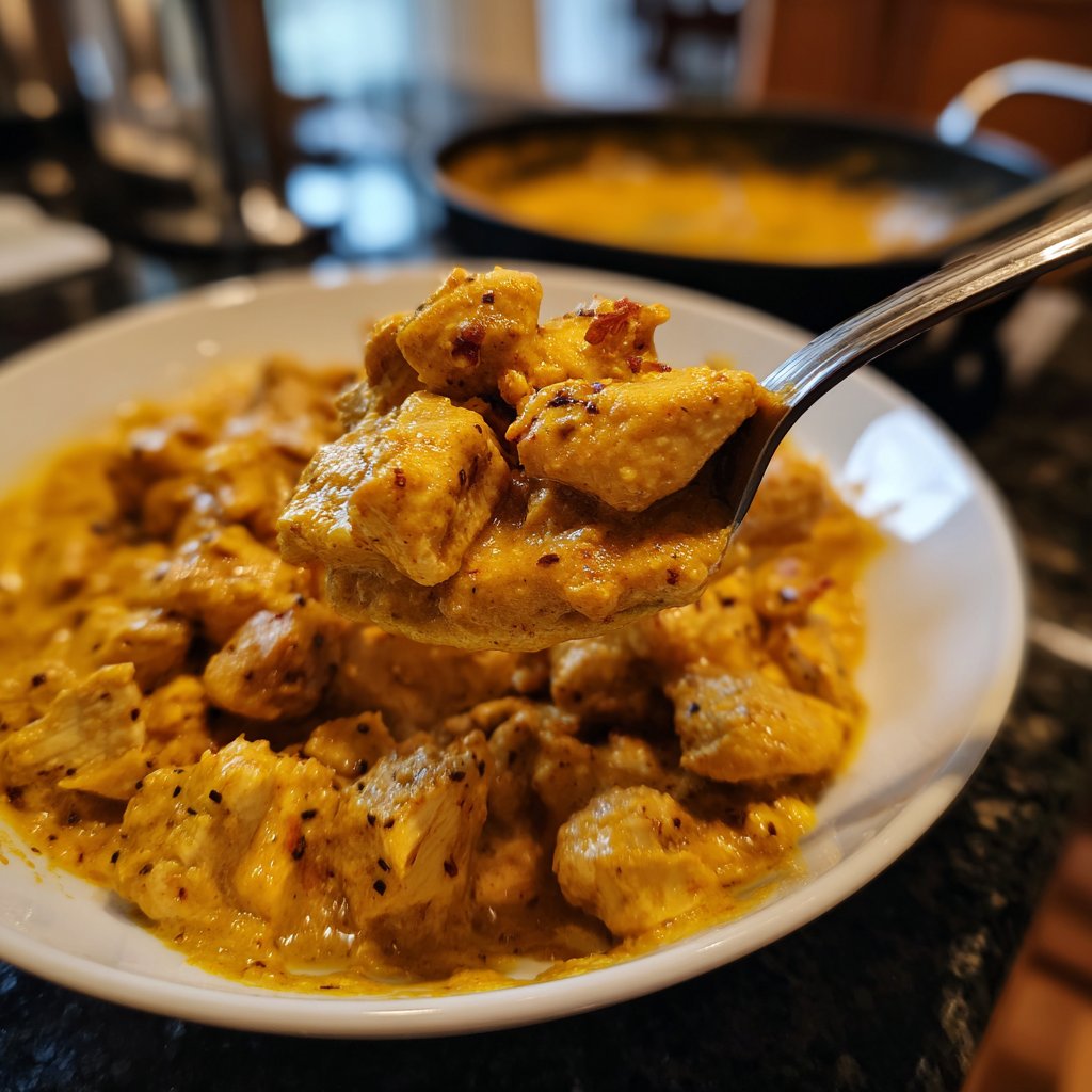 Kalorienarmes Hähnchen Curry
