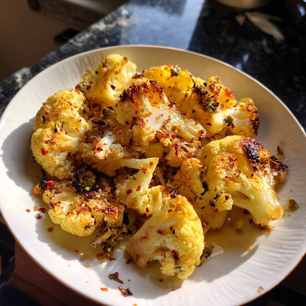 Blumenkohl mit Olivenöl