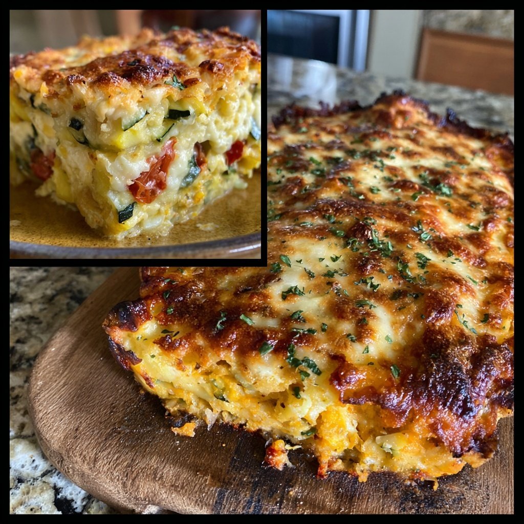 Gemüseauflauf mit Zucchini