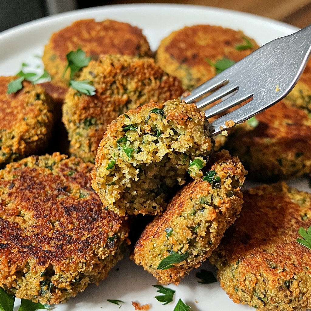 Falafel mit Petersilie